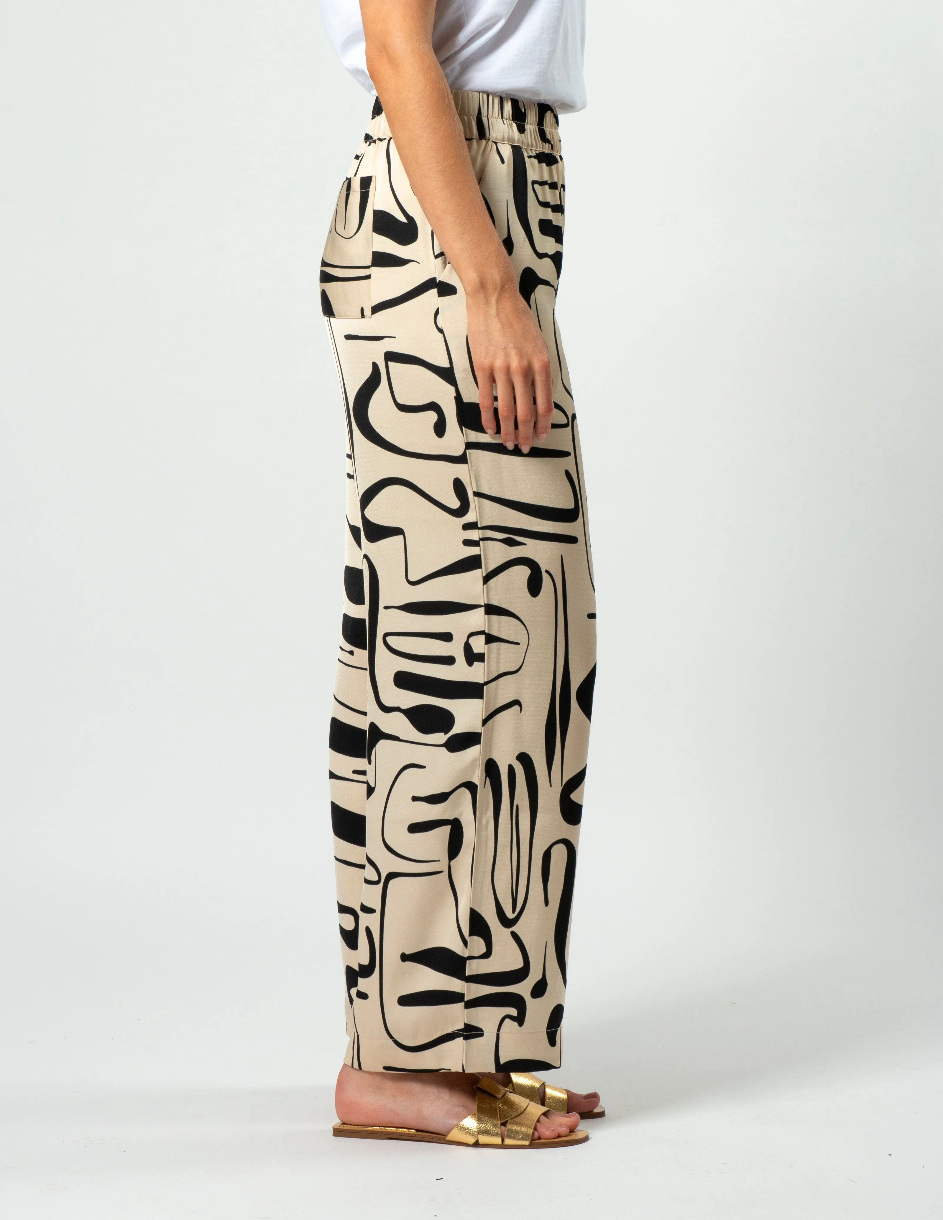 Ruth Pants - Painterly Geo