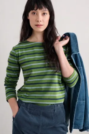 Seasalt Sailor shirt Duet Breton Grassland