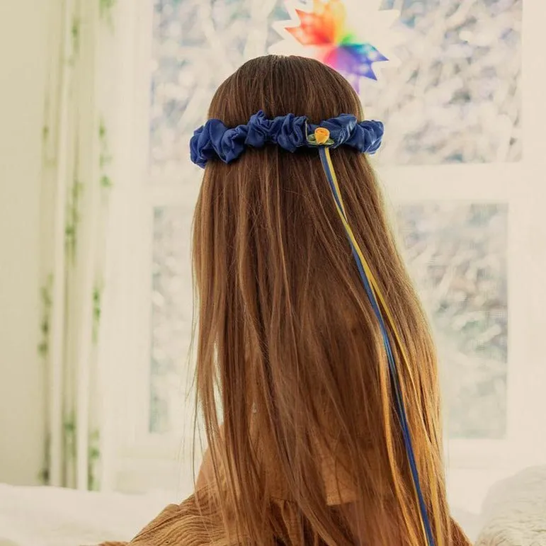SILK GARLAND ~ STARRY NIGHT ~ SARAH'S SILKS