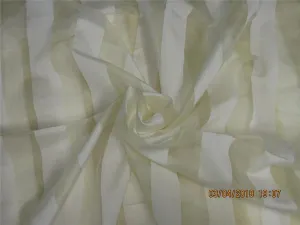 silk organza stripe natural ivory color 44" wide [8438]
