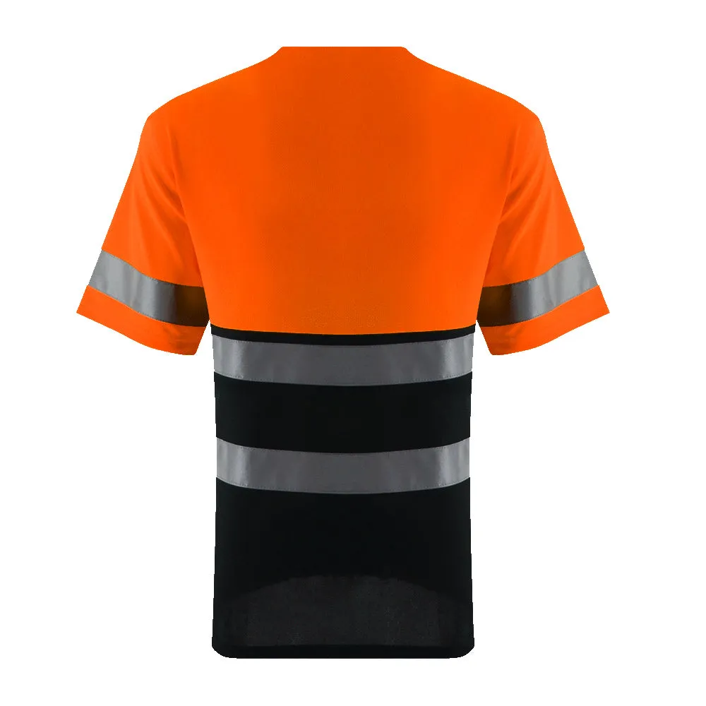 SMASYS Construction Hi Vis Breathable Reflective Work Shirts