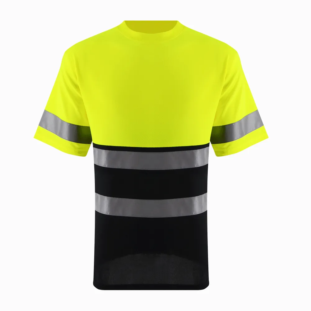 SMASYS Construction Hi Vis Breathable Reflective Work Shirts