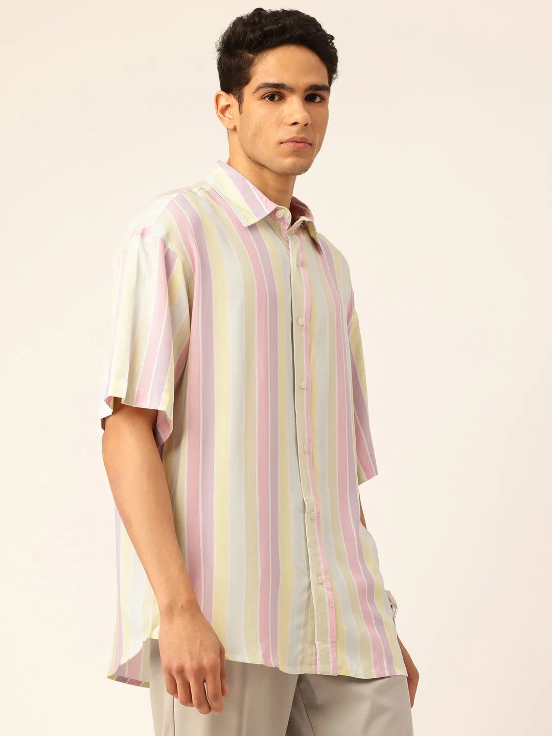 Standard Striped Casual Shirt