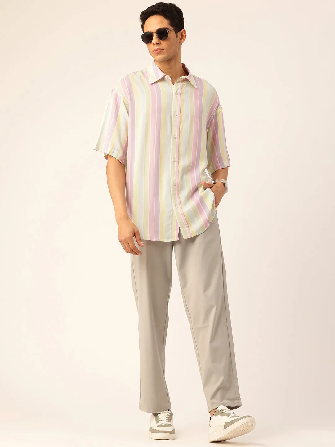 Standard Striped Casual Shirt