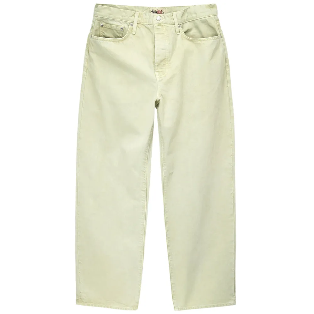 STÜSSY DOUBLE DYE BIG 'OL JEANS PANT // CREAM