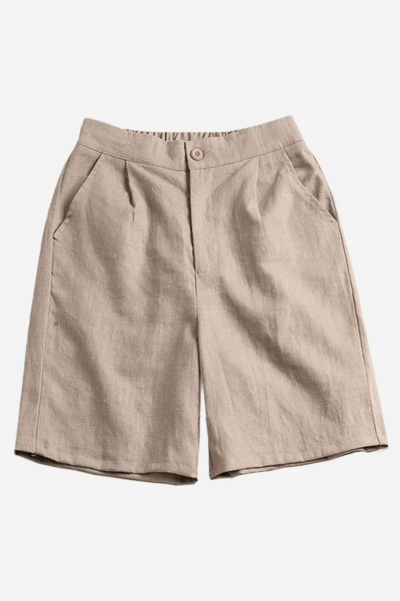 Trendy Minimalist: Bermuda Korean-style Shorts