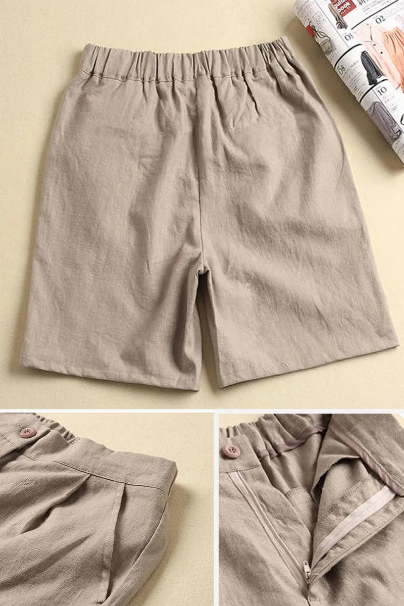 Trendy Minimalist: Bermuda Korean-style Shorts