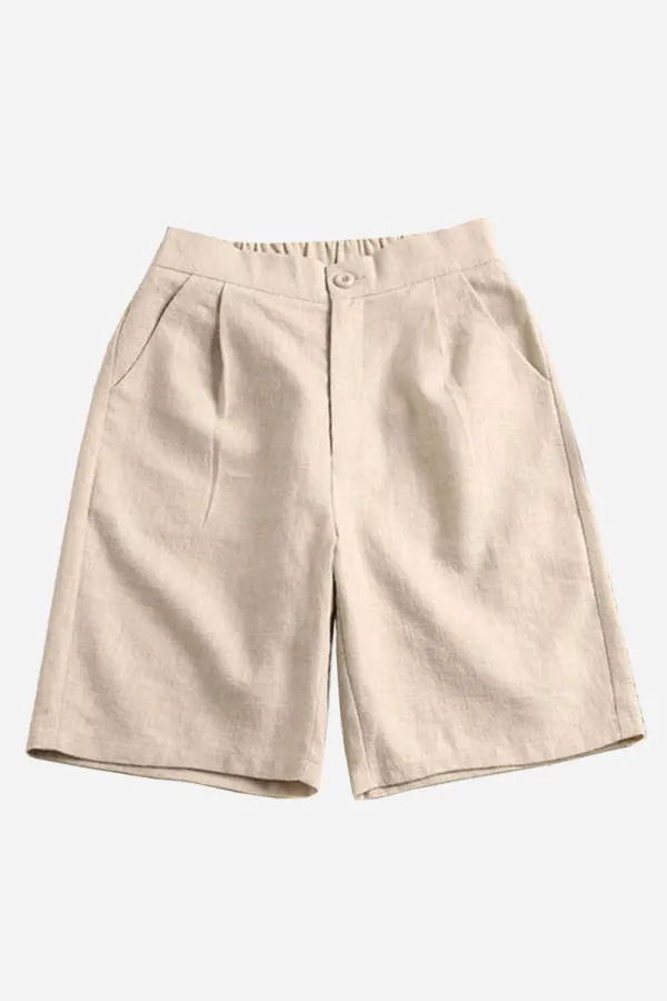 Trendy Minimalist: Bermuda Korean-style Shorts