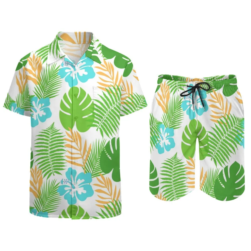 Tropical Leaves Leisure Beach Suit
