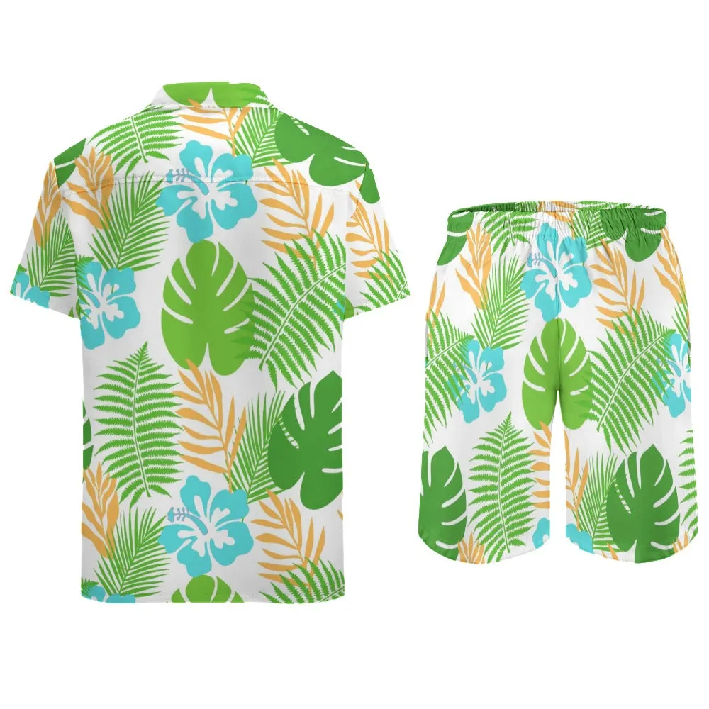 Tropical Leaves Leisure Beach Suit