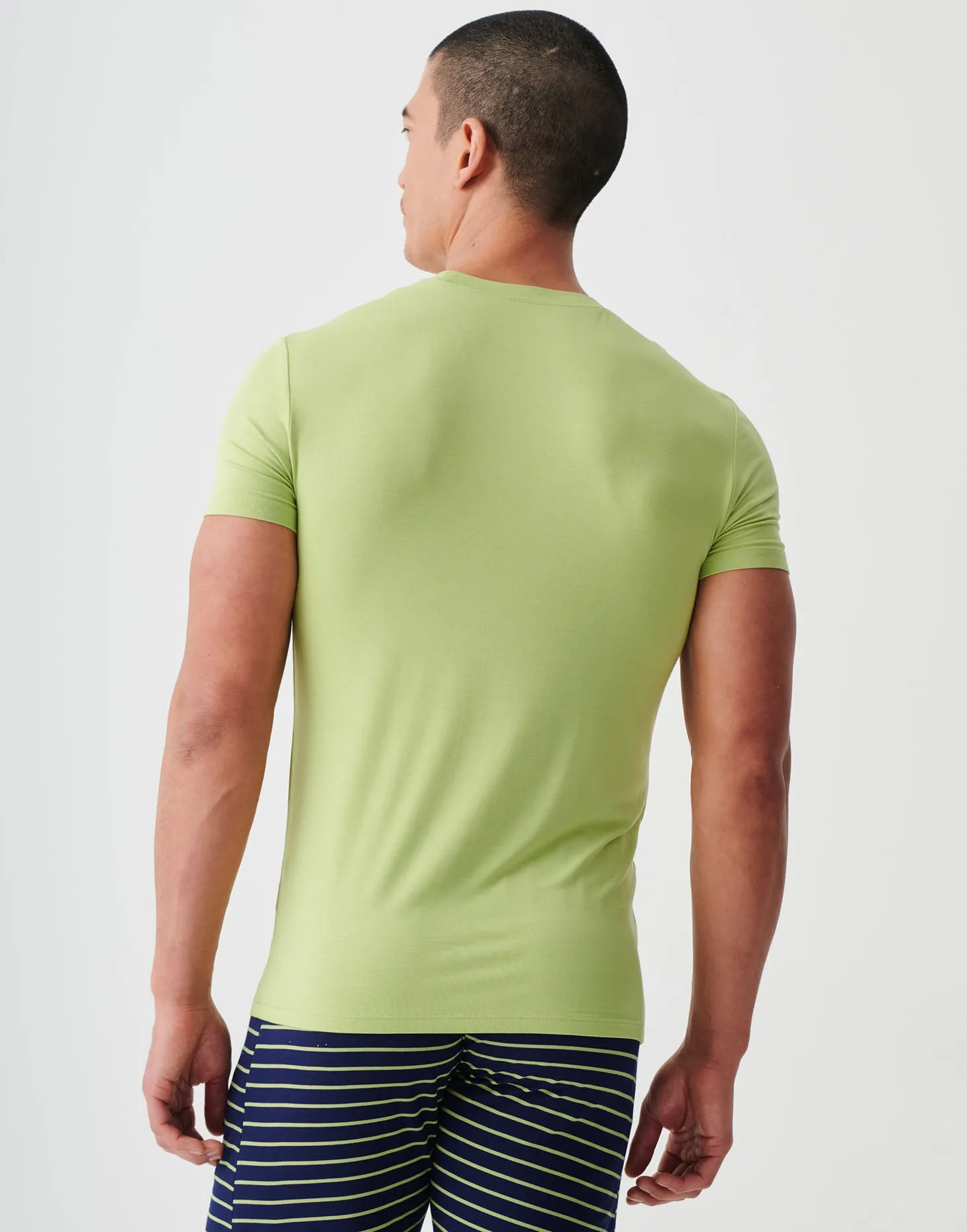 Two-pack Men's Bamboo T-Shirts – Tarragon & Navy