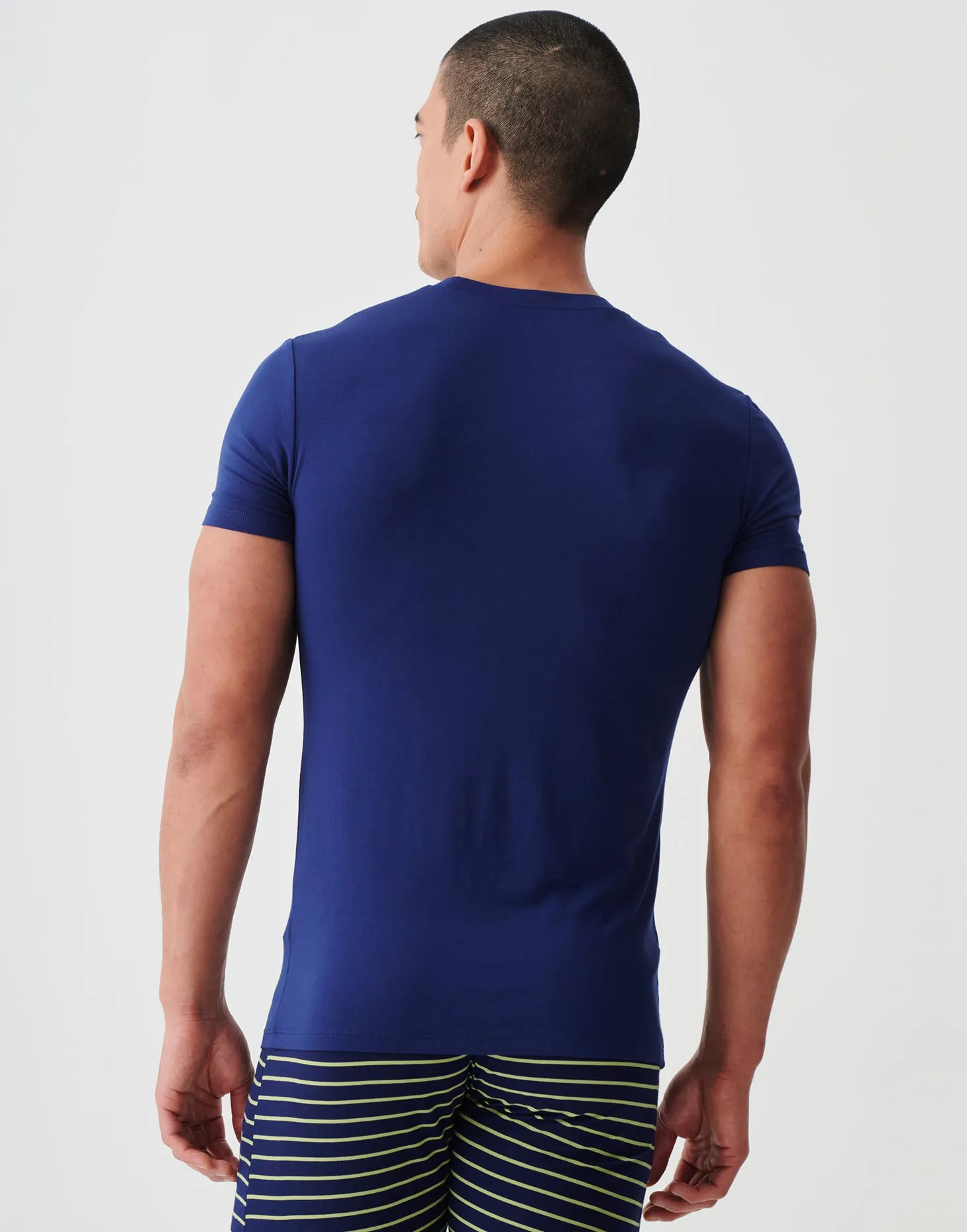 Two-pack Men's Bamboo T-Shirts – Tarragon & Navy