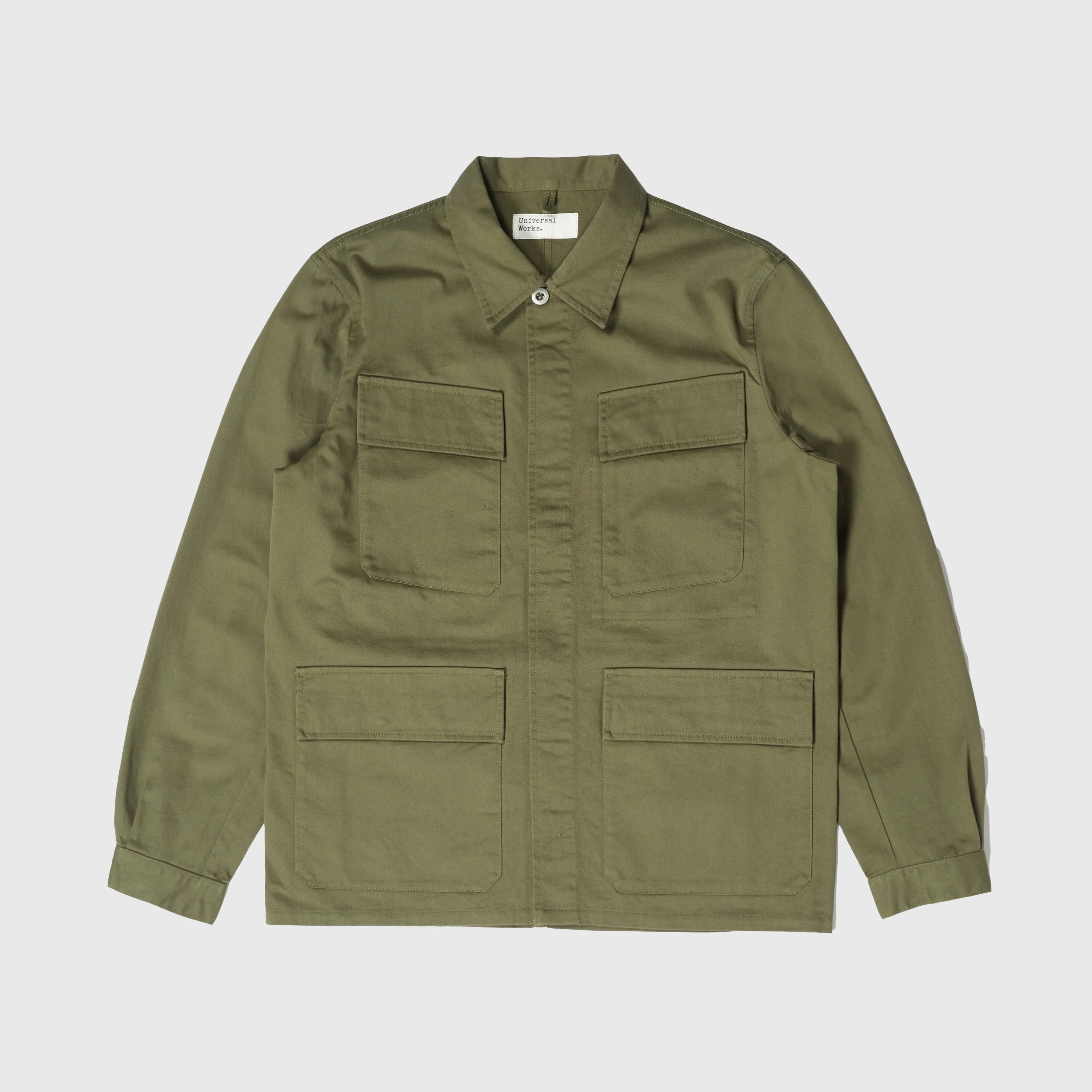 Universal Works MW Fatigue Jacket - Light Olive