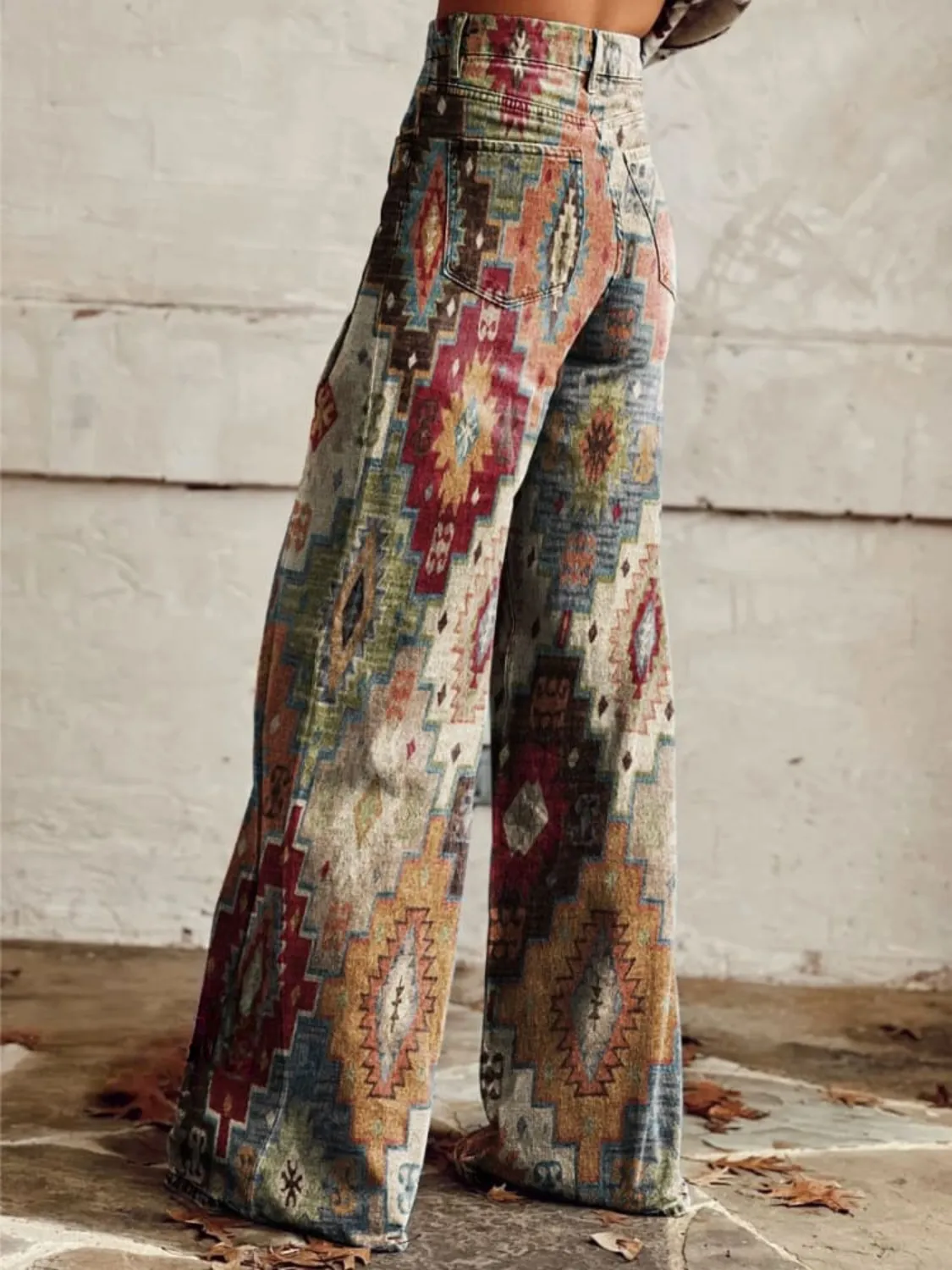 Valeria - Classic Bohemian Flare Trousers