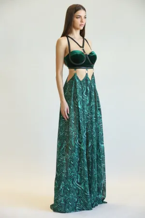 Velvet & Cheetah Chic Dress