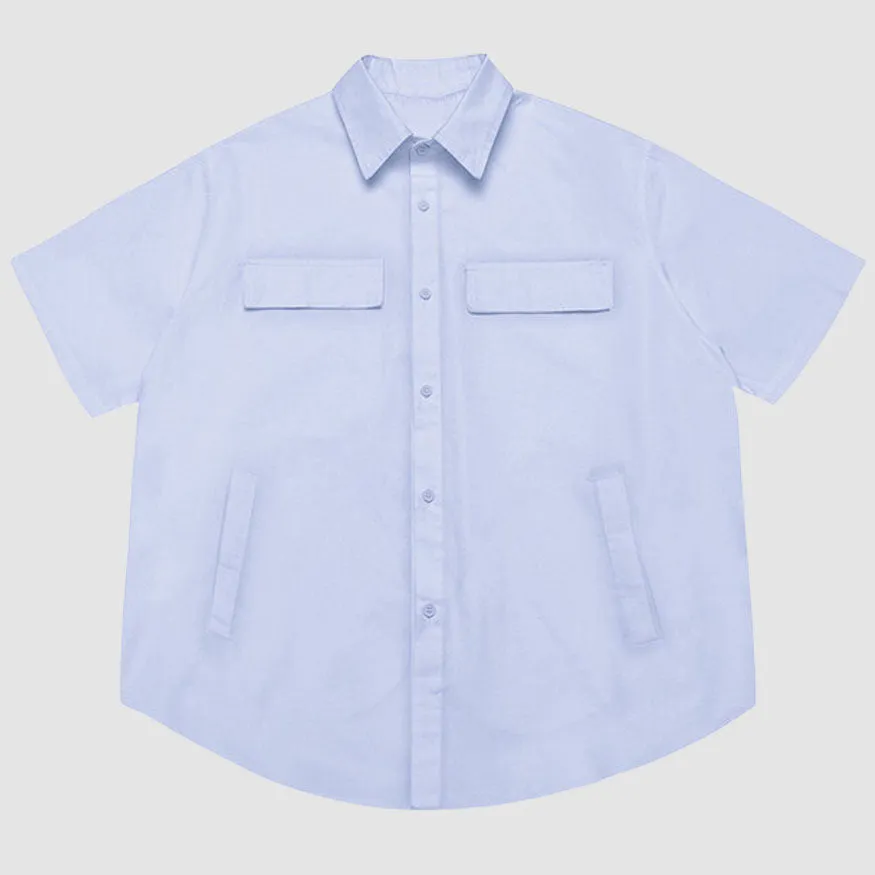 Vintage Oversized Solid Shirts