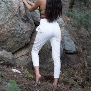 White Skinny Wander Pant | Her