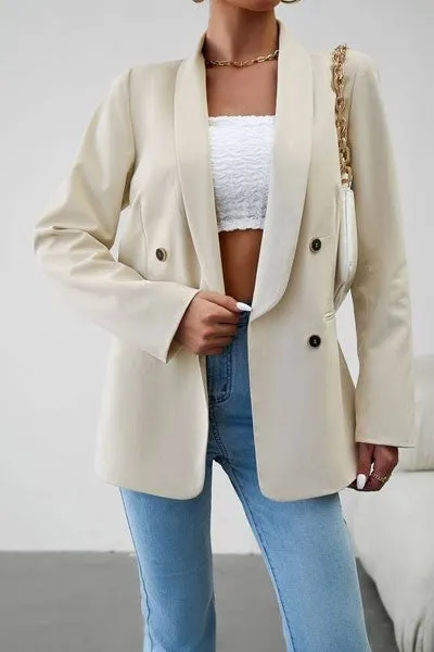 Womens Casual Blazers Open Front Long Sleeve Lapel