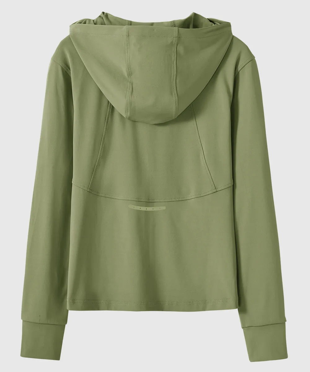 Women's Full Zip Wicks Moisture Hoodie Jackets