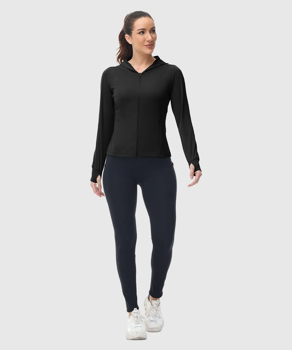 Women's Full Zip Wicks Moisture Hoodie Jackets