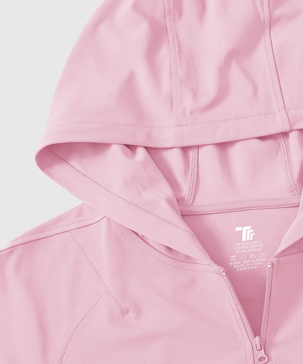 Women's Full Zip Wicks Moisture Hoodie Jackets