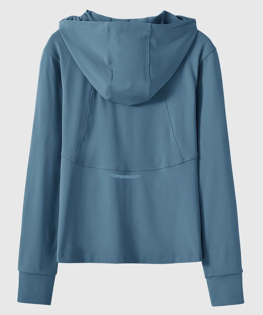 Women's Full Zip Wicks Moisture Hoodie Jackets