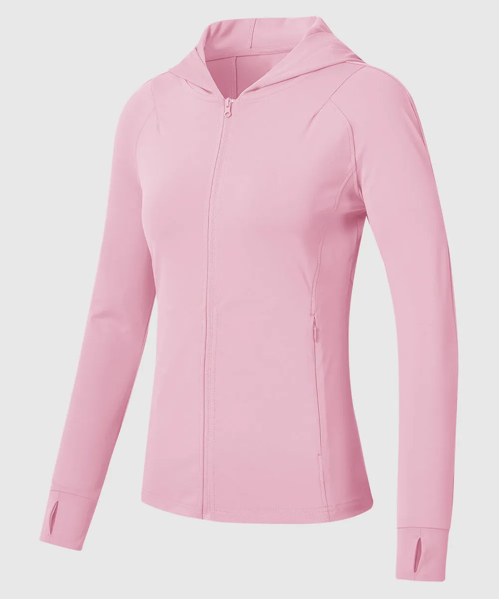 Women's Full Zip Wicks Moisture Hoodie Jackets