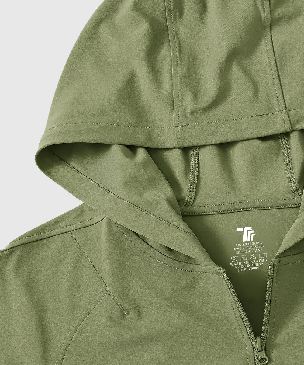 Women's Full Zip Wicks Moisture Hoodie Jackets