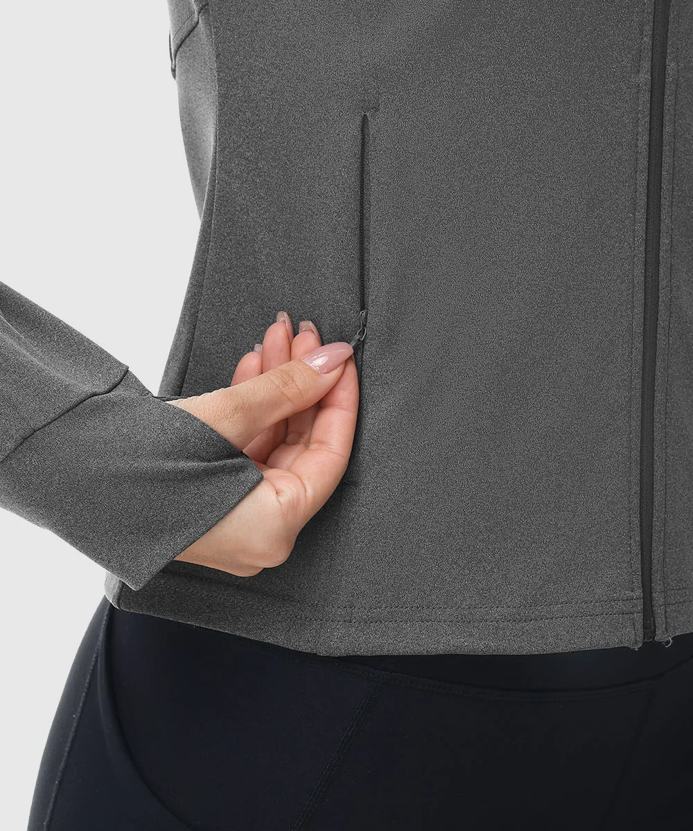 Women's Full Zip Wicks Moisture Hoodie Jackets