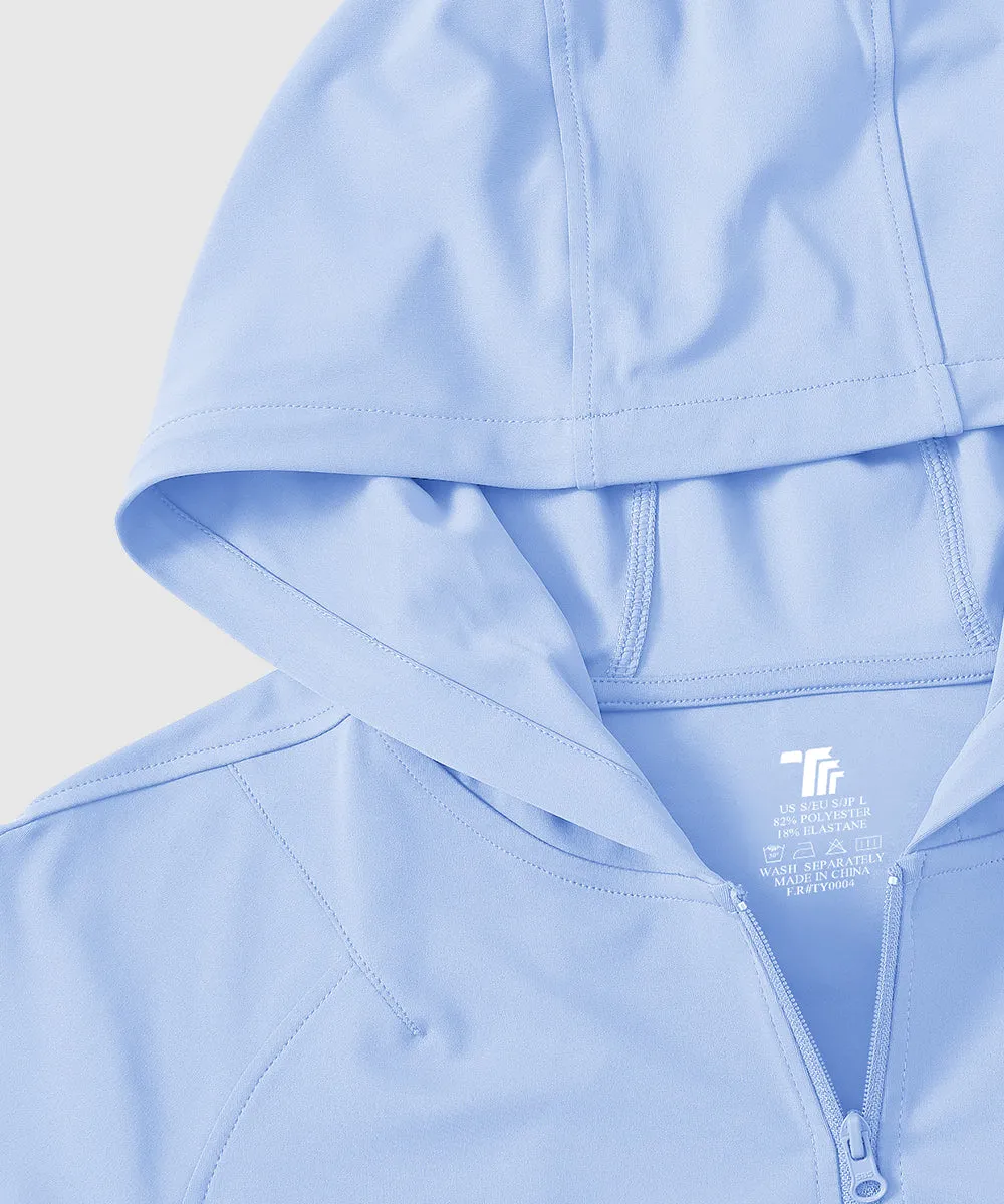 Women's Full Zip Wicks Moisture Hoodie Jackets