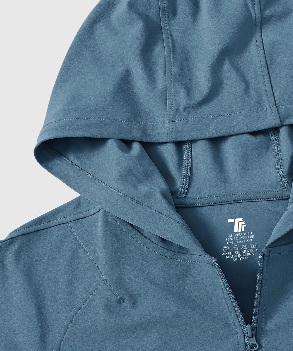 Women's Full Zip Wicks Moisture Hoodie Jackets