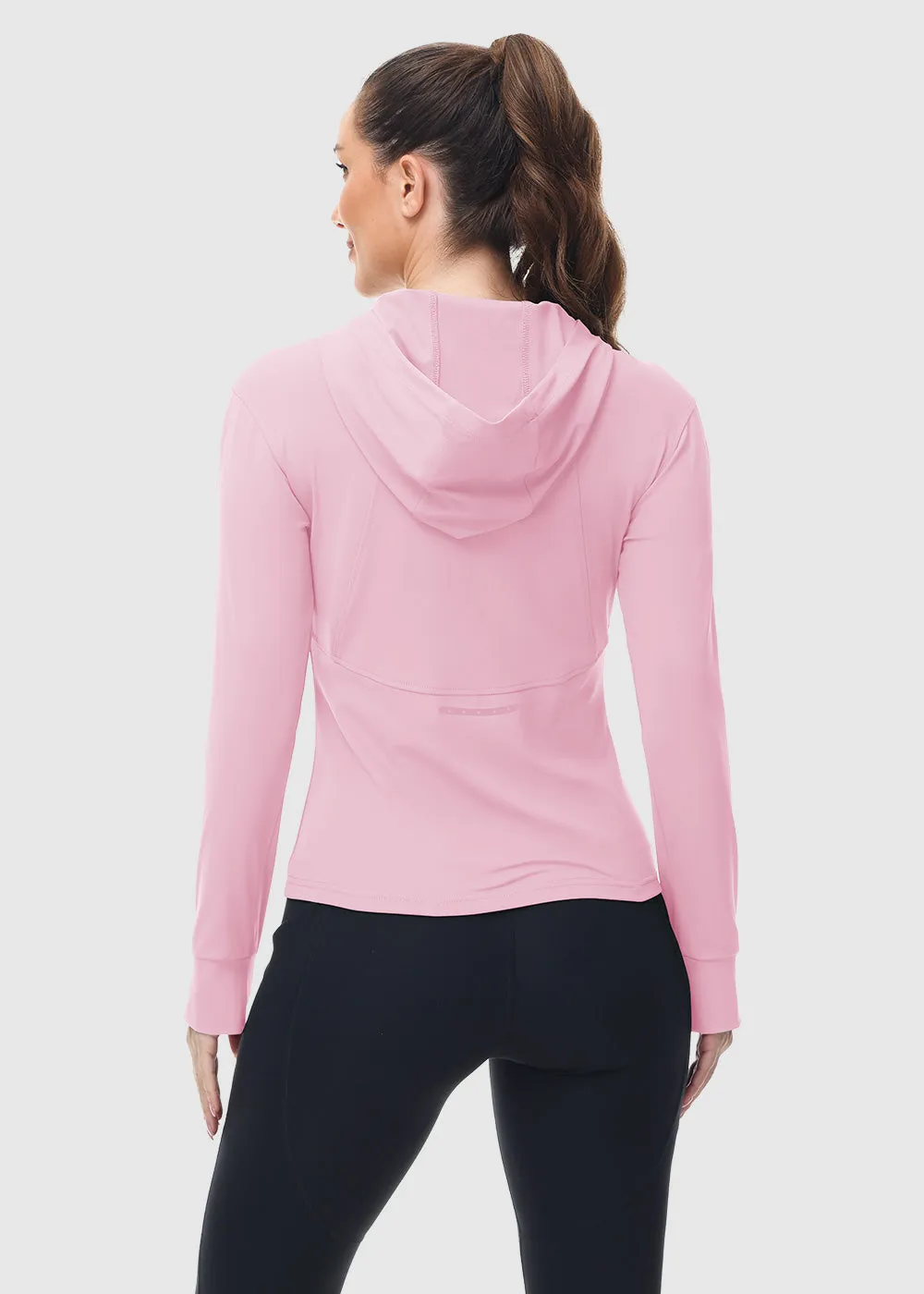 Women's Full Zip Wicks Moisture Hoodie Jackets