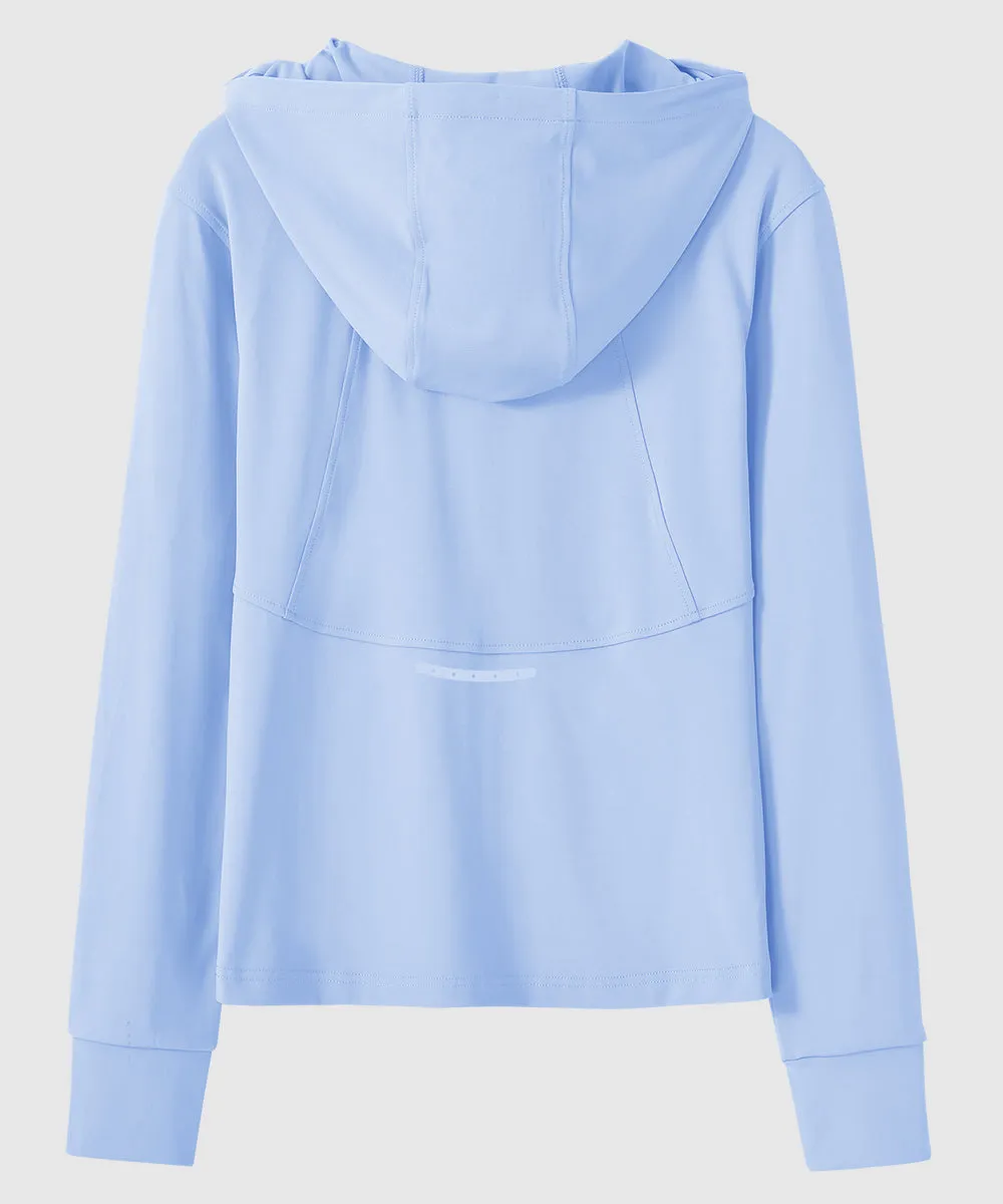 Women's Full Zip Wicks Moisture Hoodie Jackets