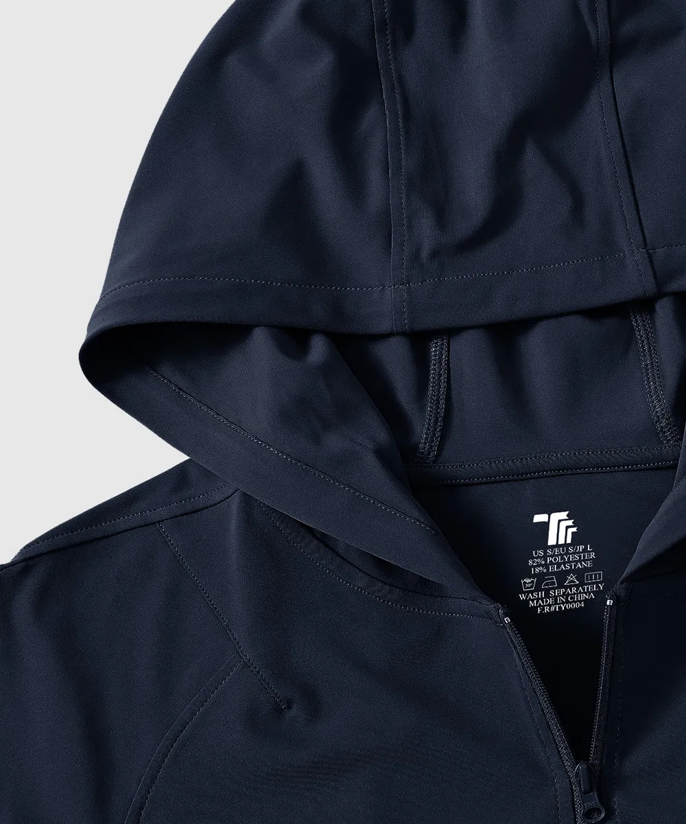 Women's Full Zip Wicks Moisture Hoodie Jackets