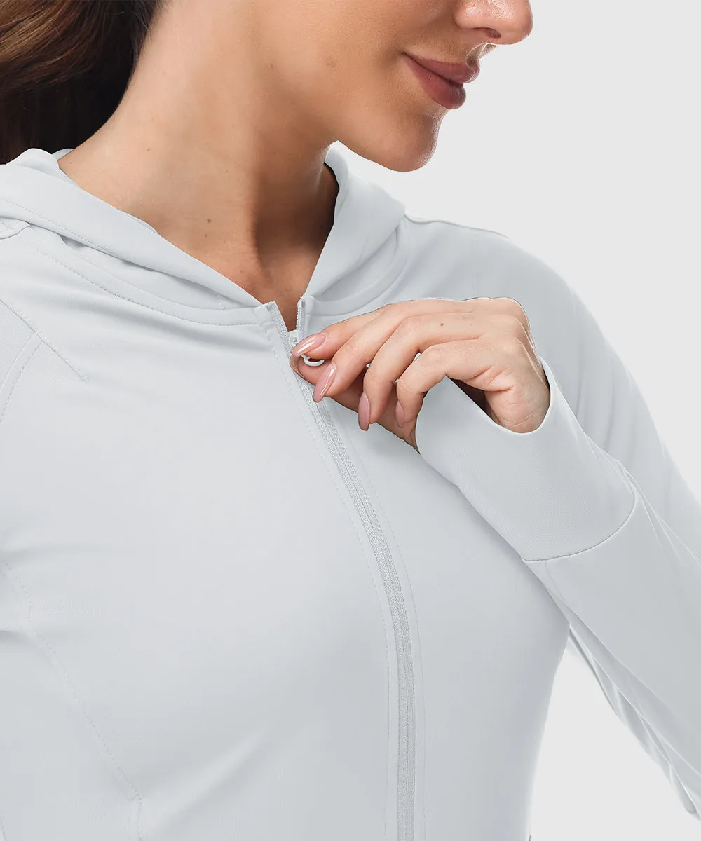 Women's Full Zip Wicks Moisture Hoodie Jackets