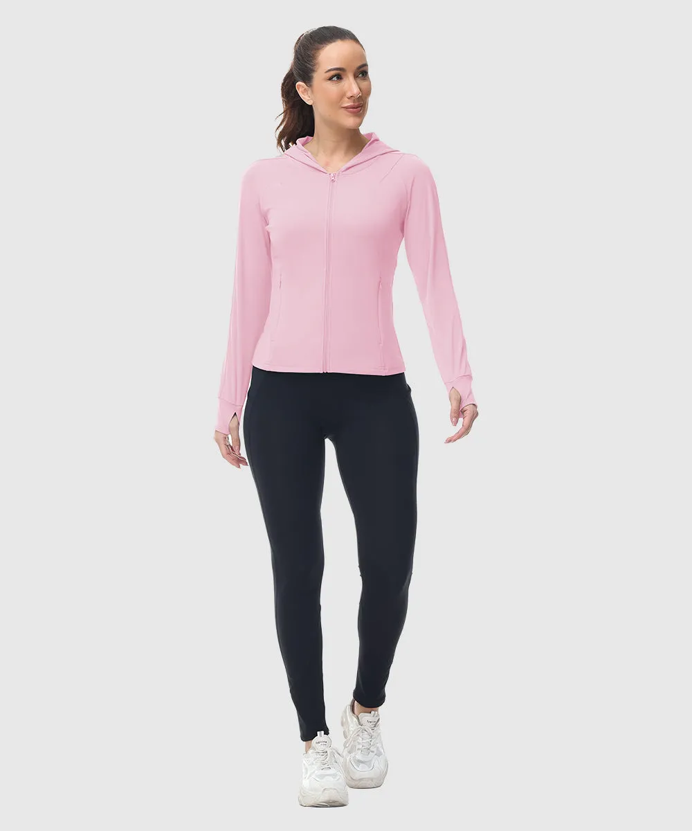 Women's Full Zip Wicks Moisture Hoodie Jackets