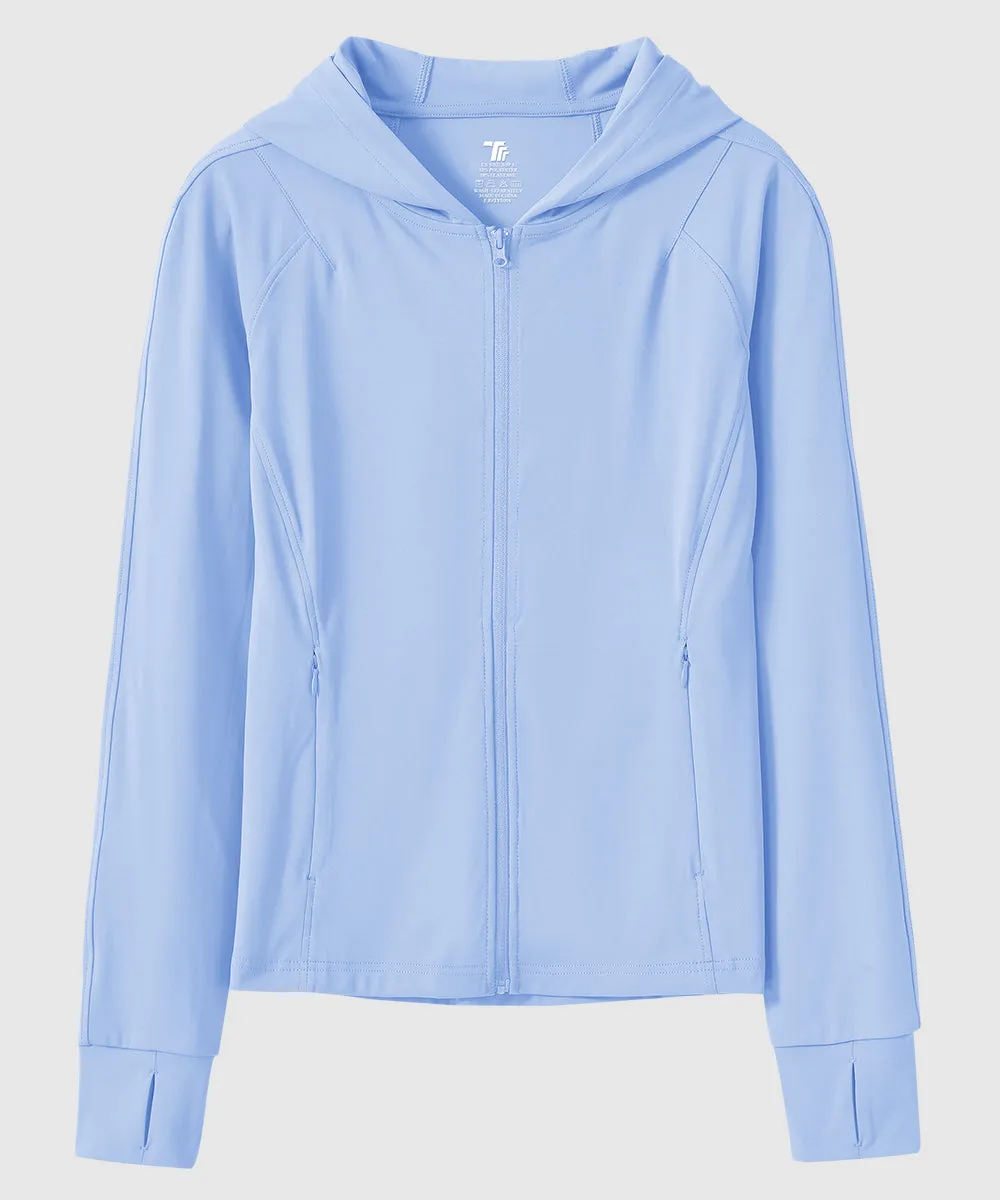 Women's Full Zip Wicks Moisture Hoodie Jackets