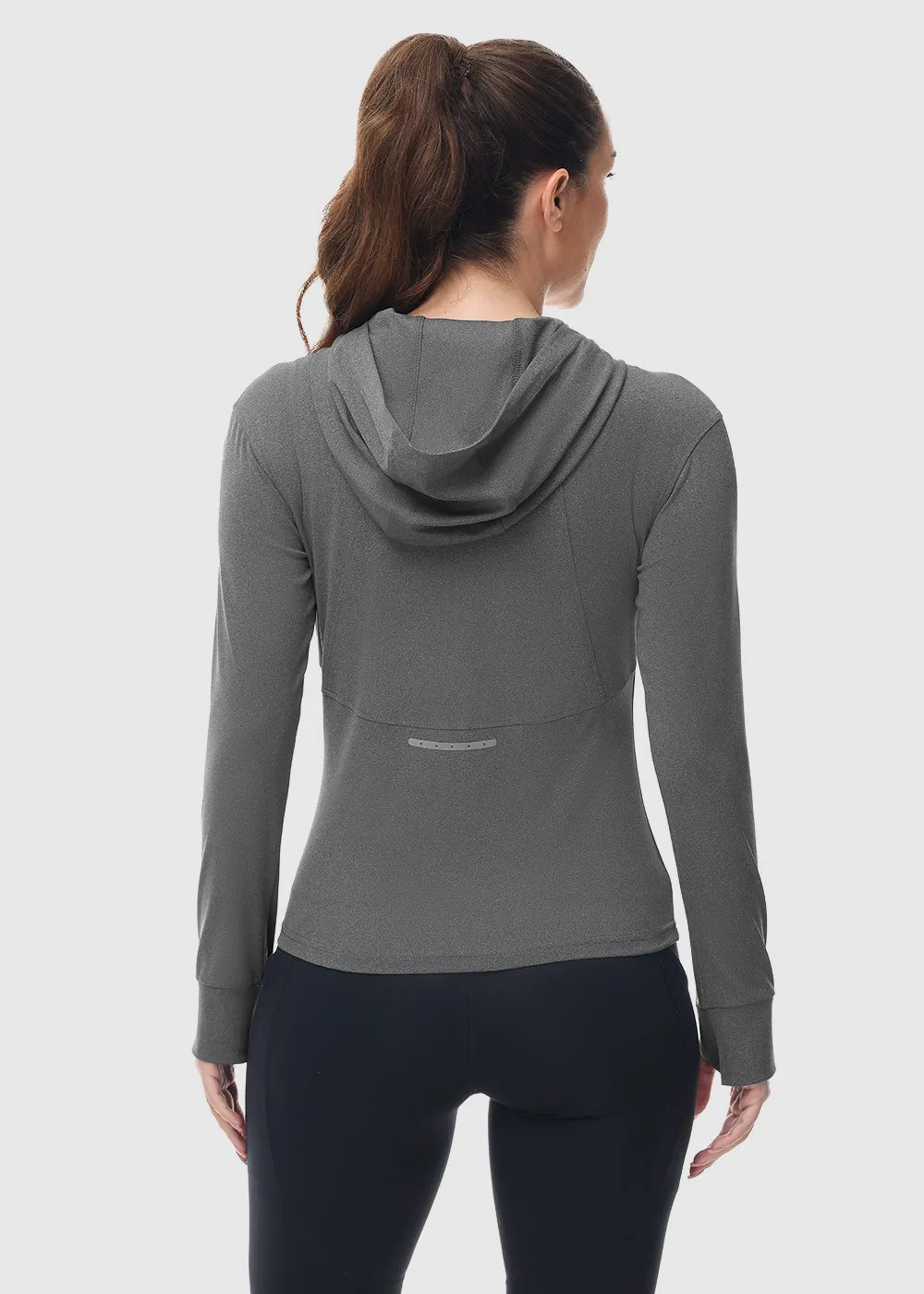 Women's Full Zip Wicks Moisture Hoodie Jackets