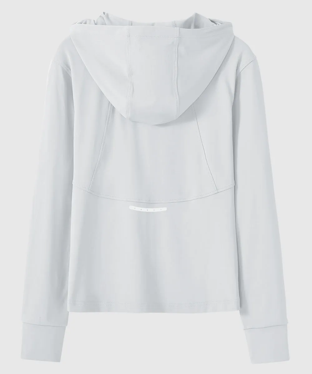 Women's Full Zip Wicks Moisture Hoodie Jackets