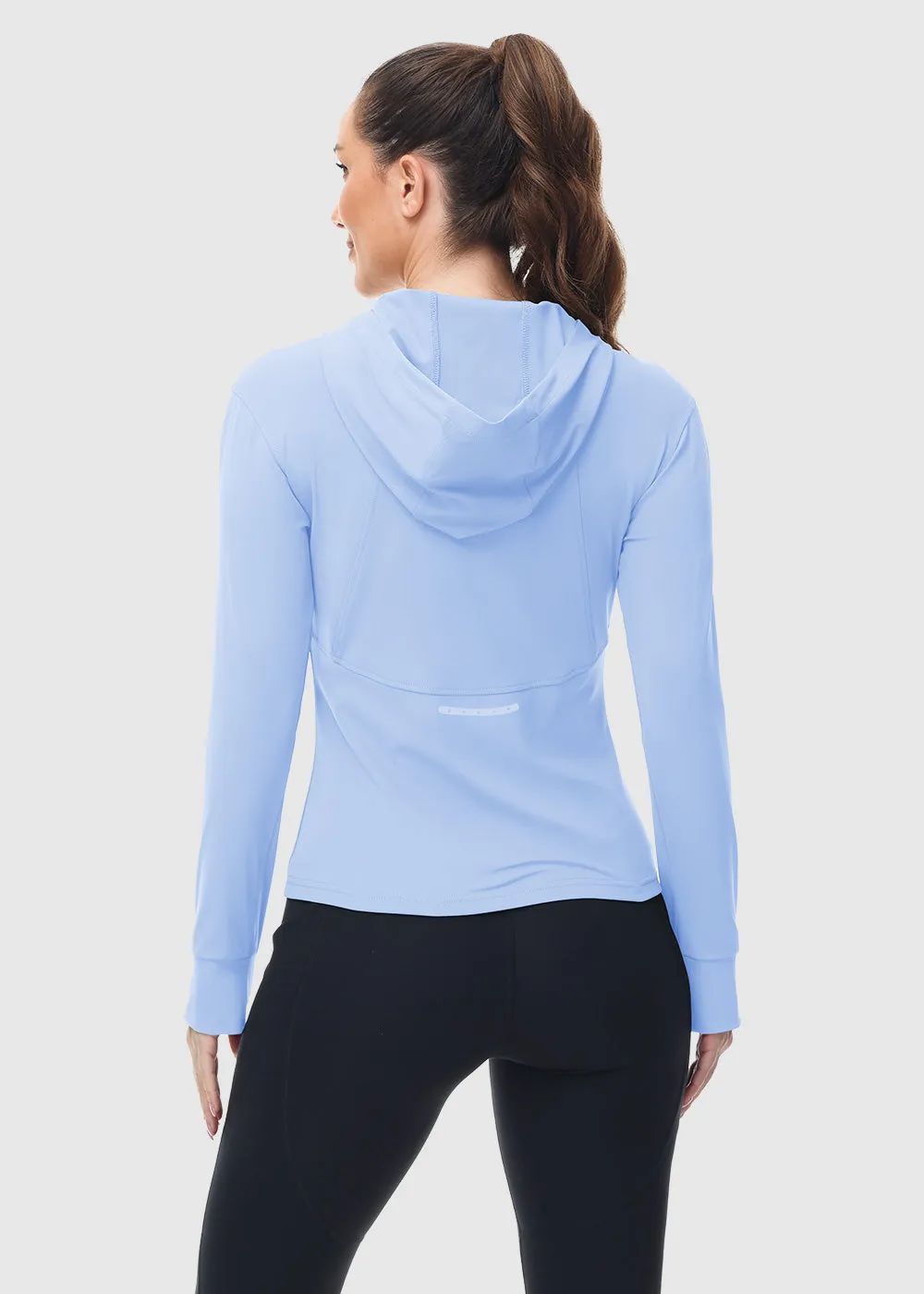 Women's Full Zip Wicks Moisture Hoodie Jackets