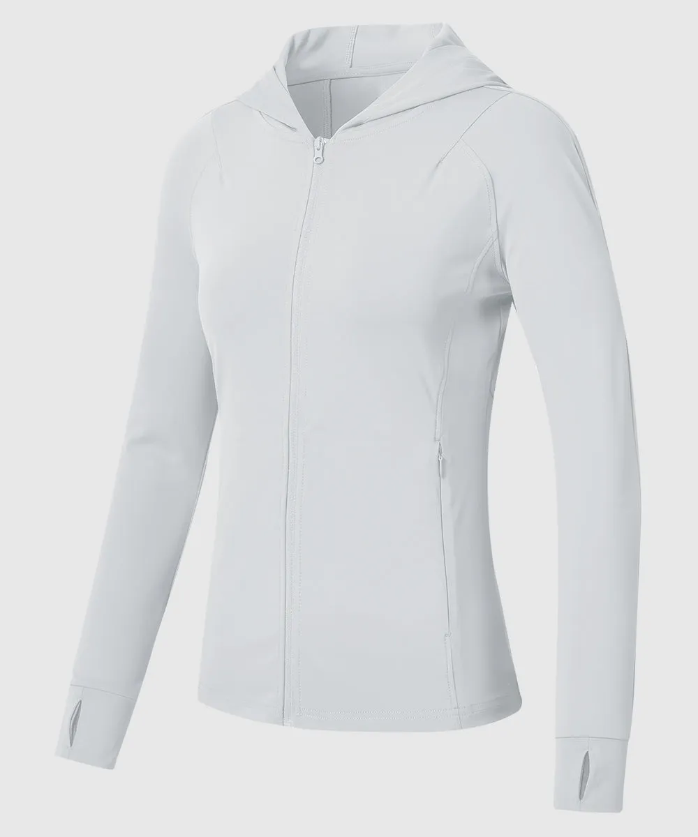 Women's Full Zip Wicks Moisture Hoodie Jackets