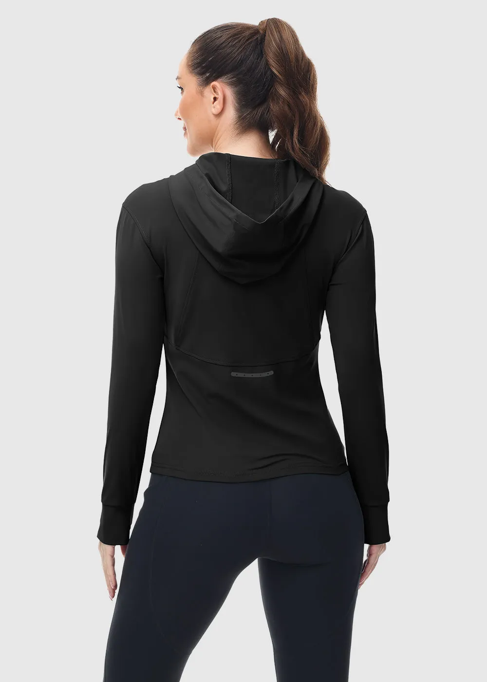 Women's Full Zip Wicks Moisture Hoodie Jackets